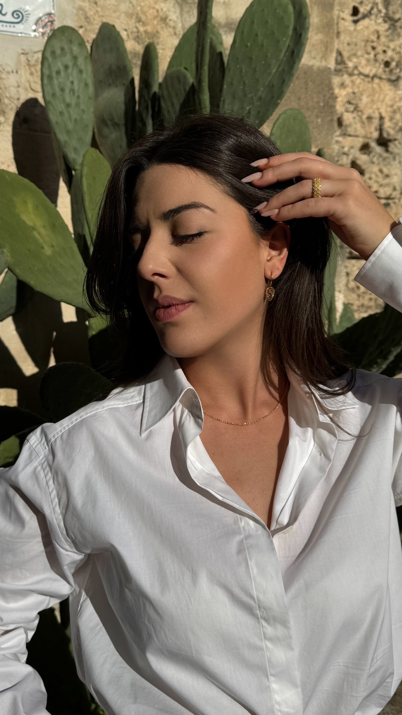 Orecchini Micro DNA in Argento 925