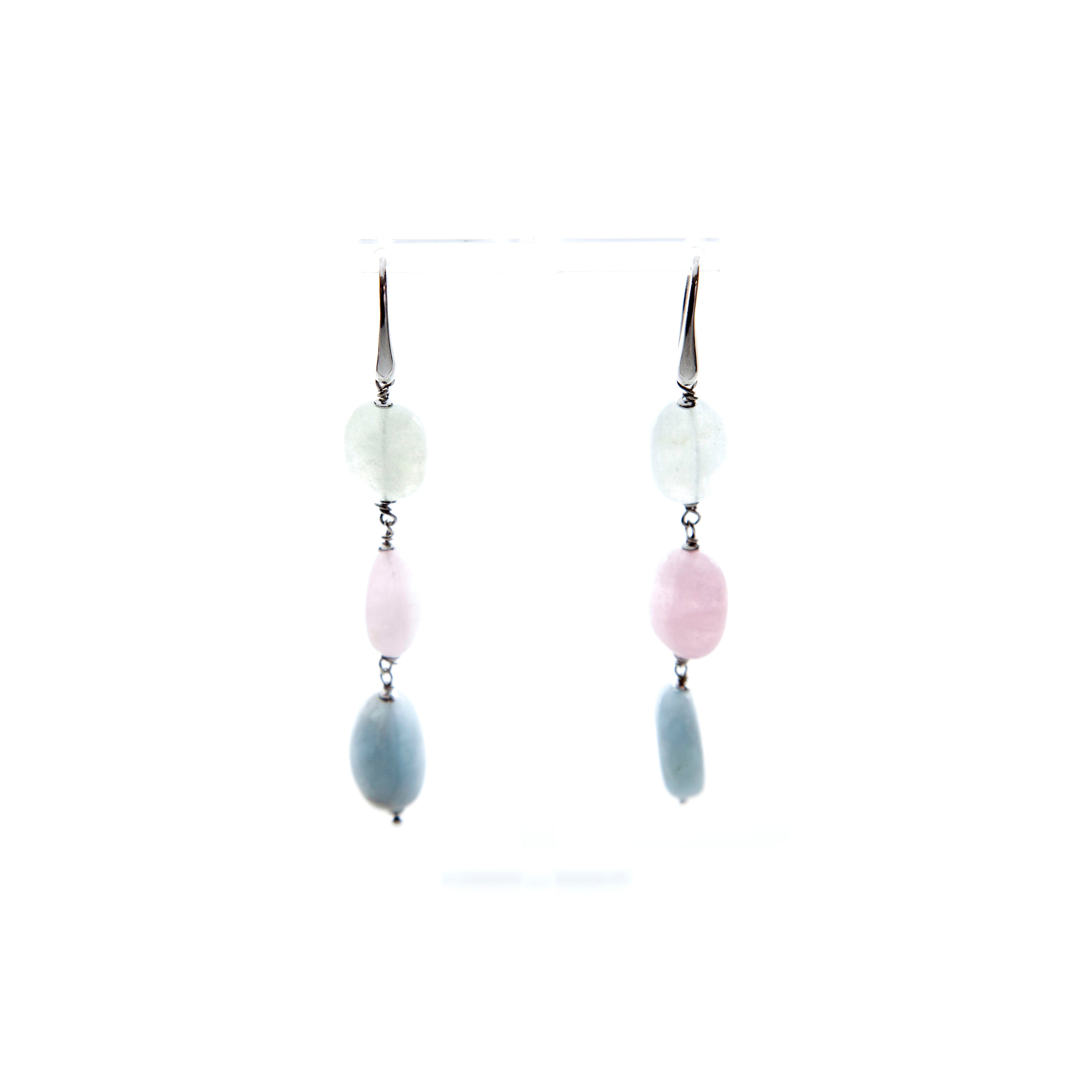 Orecchini in Berilli e Argento 925