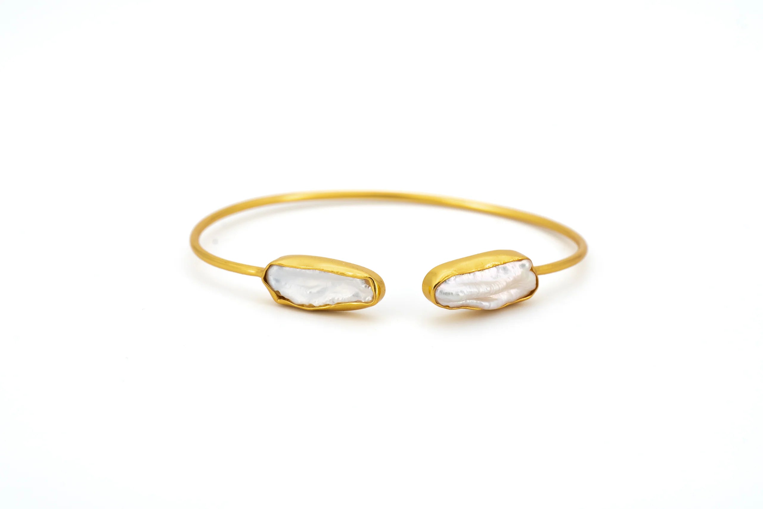 Bracciale in Ottone e Perle