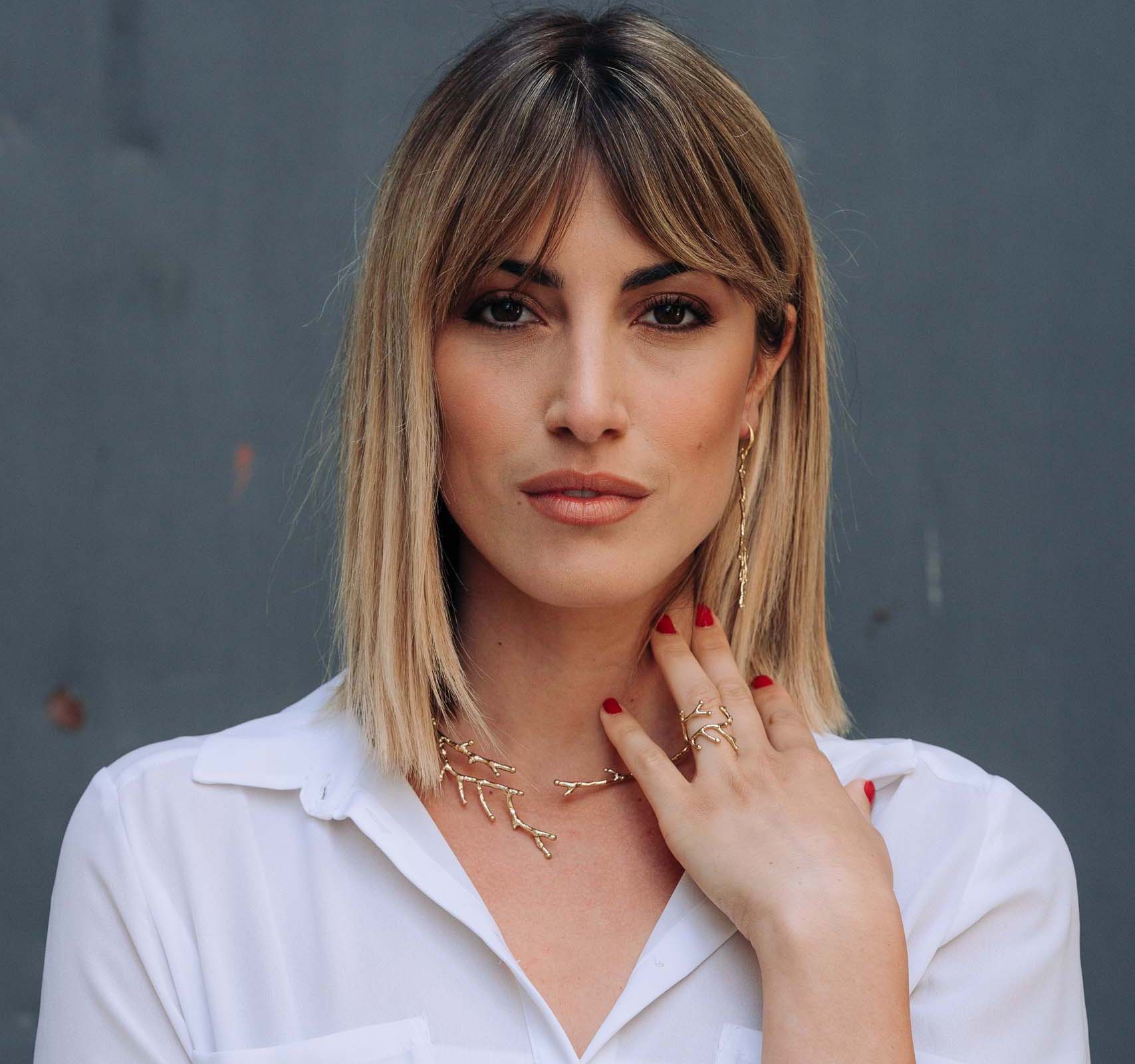 Orecchini Rametti in Ottone