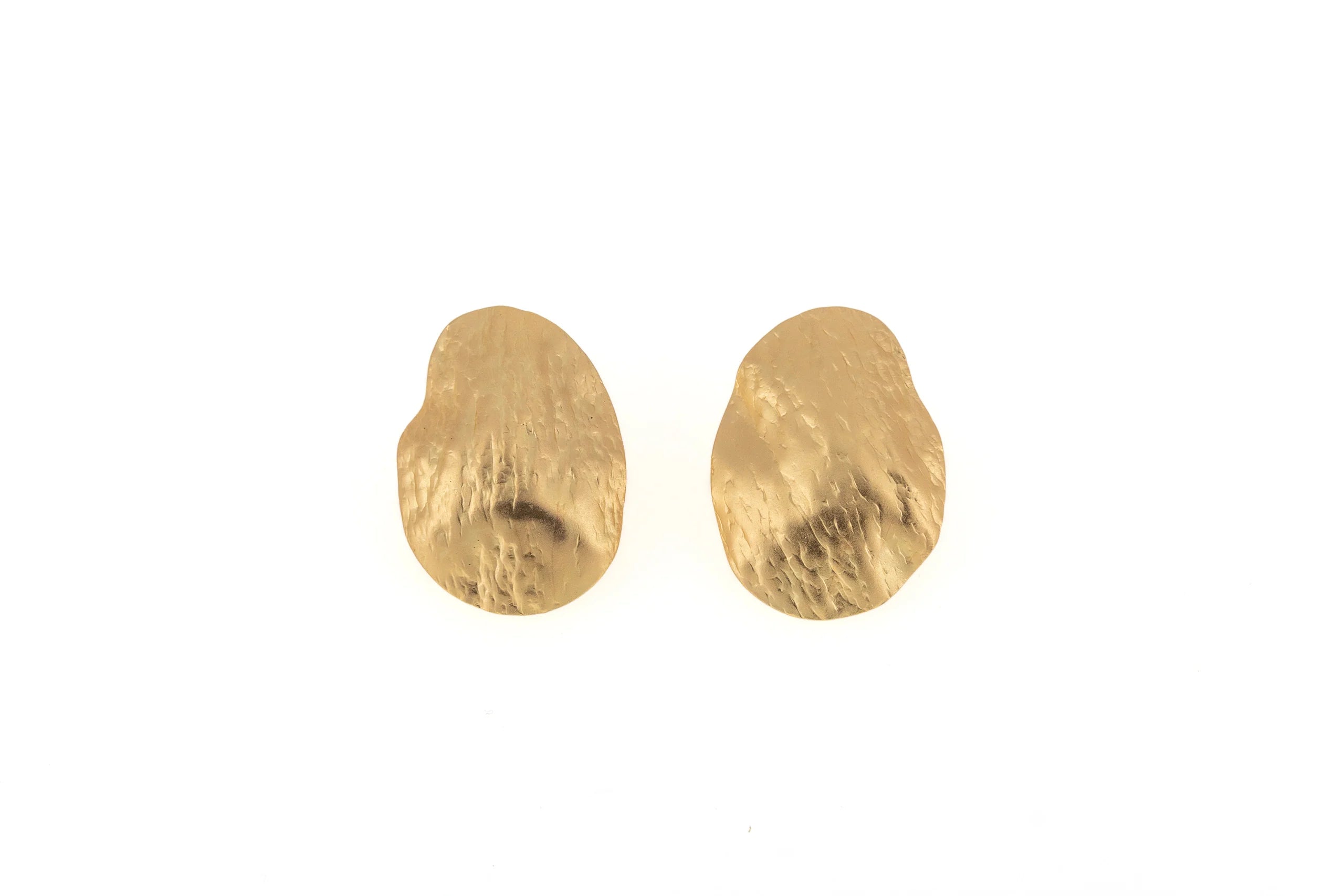 Orecchini sasso in Ottone