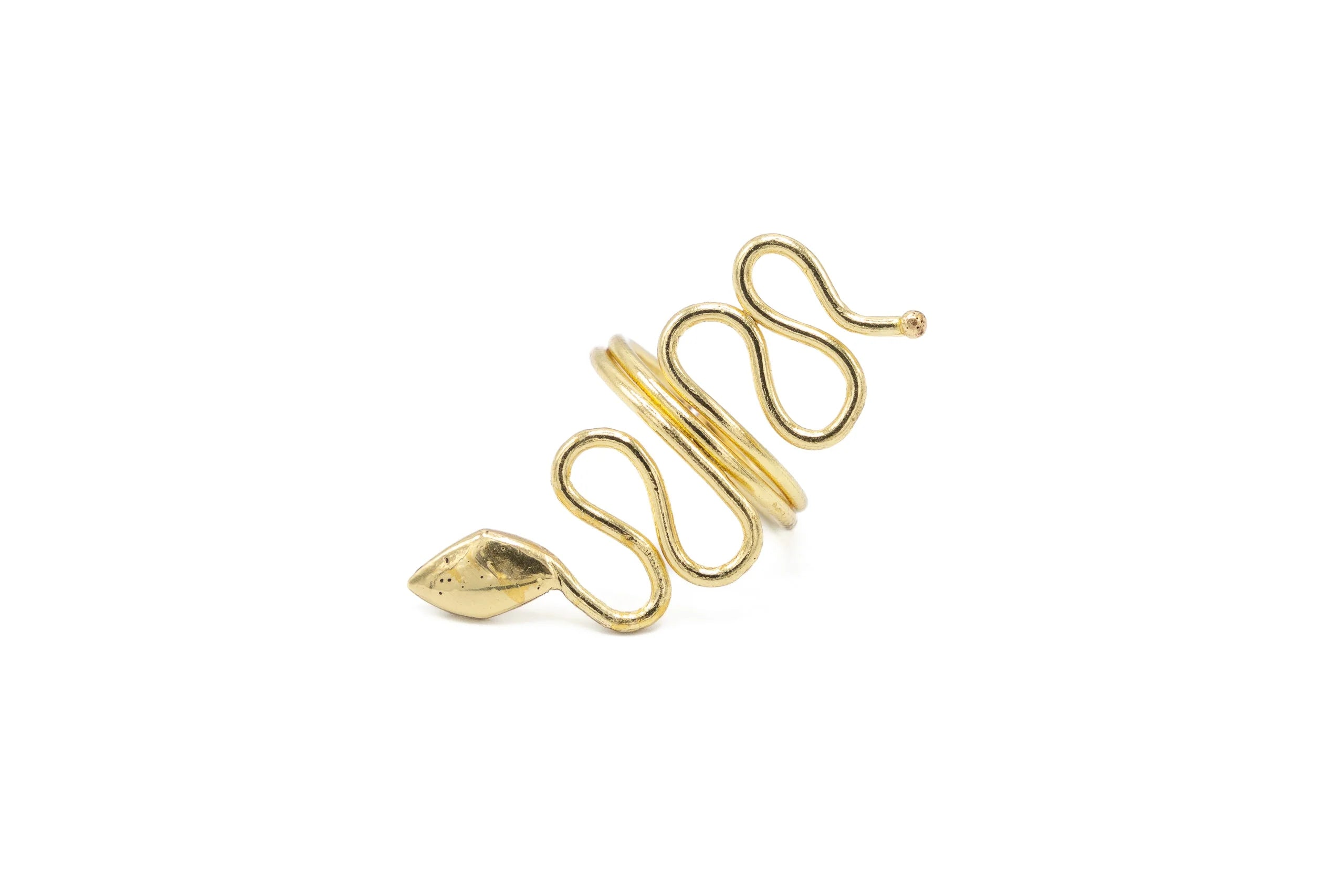 Anello serpente in Ottone
