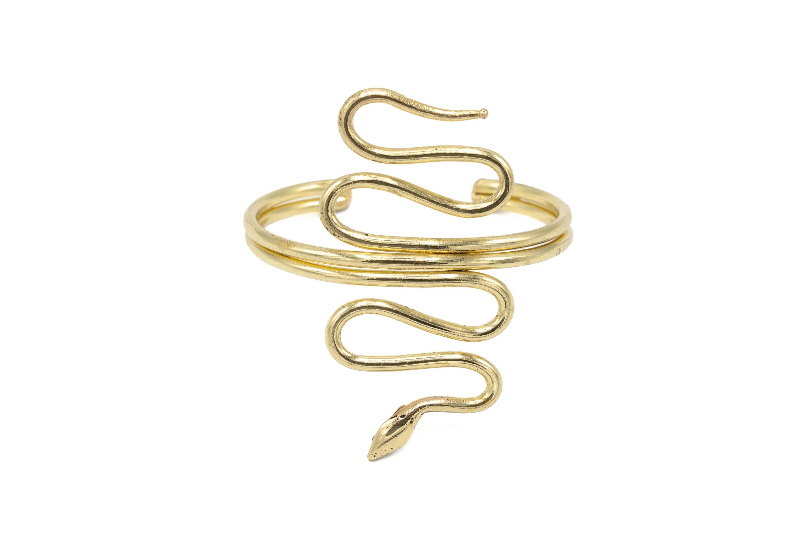 Bracciale serpente in Ottone
