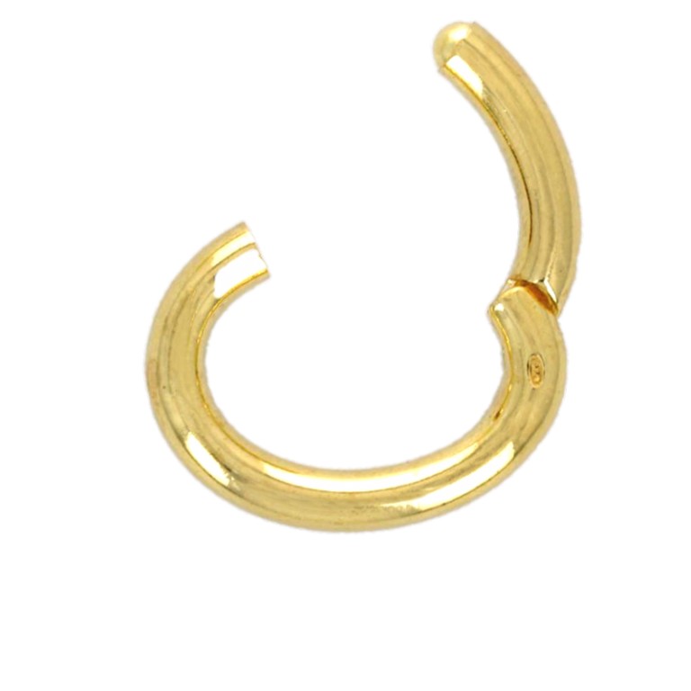 Chiusura per Collane a Scomparsa Ovale in Argento 925‰ Dorato