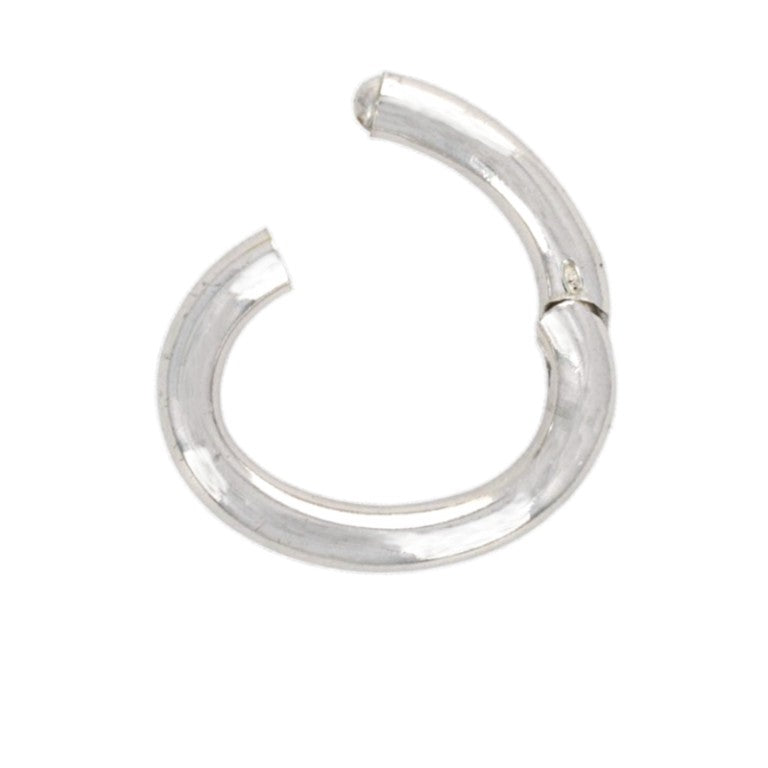 Chiusura per Collane a Scomparsa Ovale in Argento 925‰ Rodiato