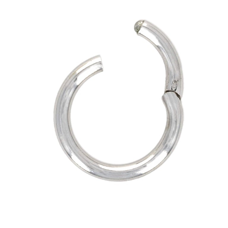 Chiusura per Collane a Scomparsa Rotonda in Argento 925‰ Rodiato