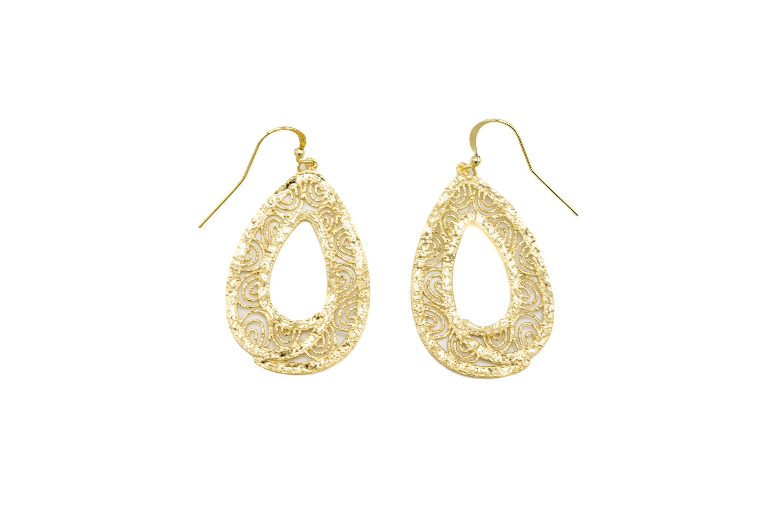 Orecchini goccia in Ottone