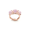 Anello Trilogy in Arg.925 Rosato con Kunzite