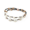 Bracciale elastico con Ematite e Perle