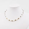 Collana in Arg.925 Dorato con Perle e Iolite