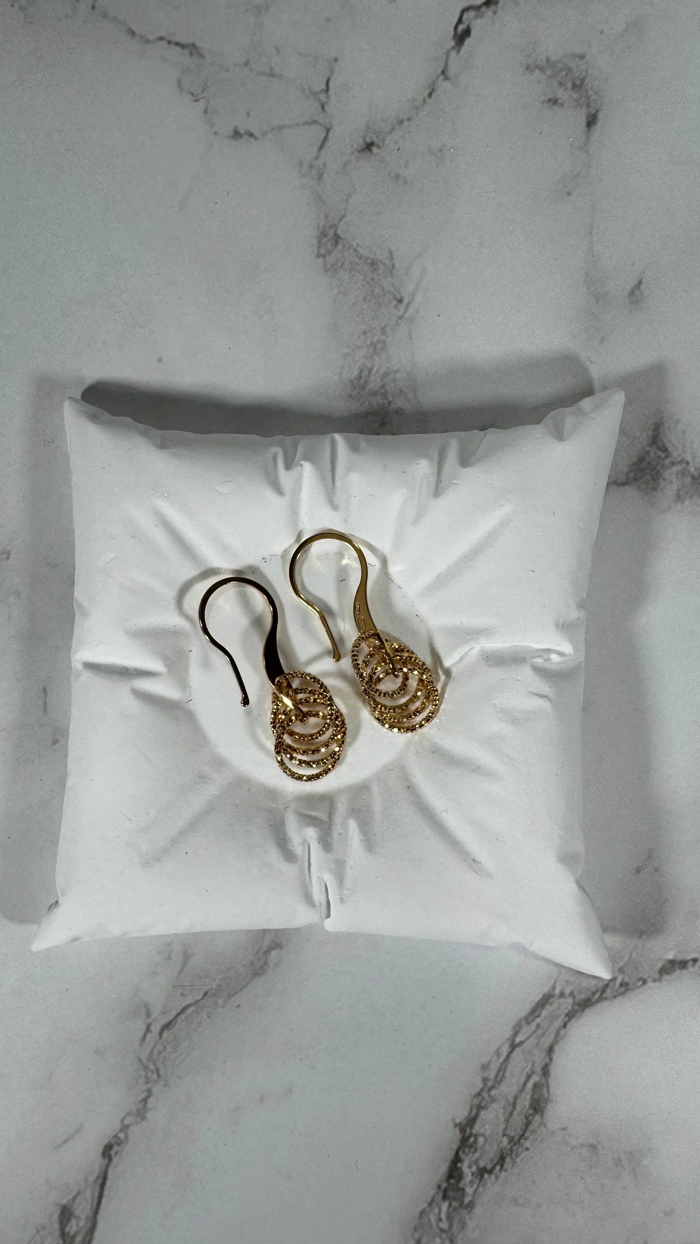 Orecchini Micro DNA in Arg.925