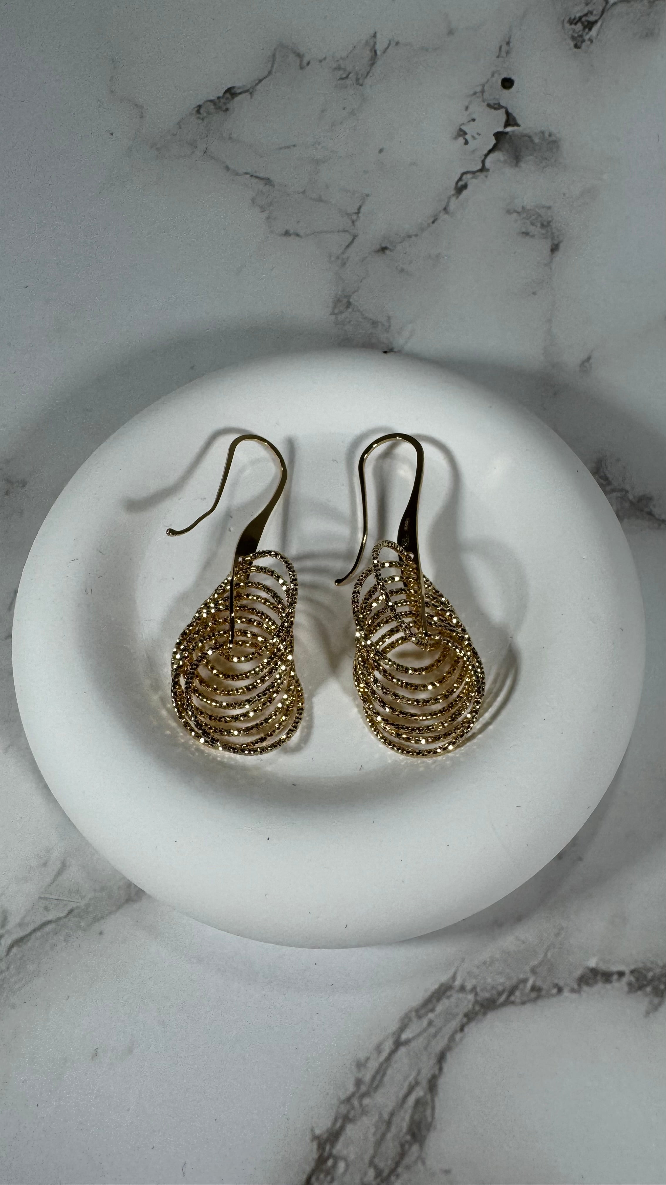 Orecchini DNA in Arg.925