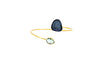 Bracciale geode e cristallo