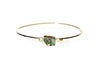 Bracciale in Ottone e Turchese Mojave