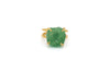 Anello in Ottone e Pietra grezza