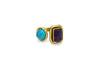 Anello in Ottone e pietre dure