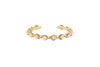 Bracciale ottone multi pietre Madreperla